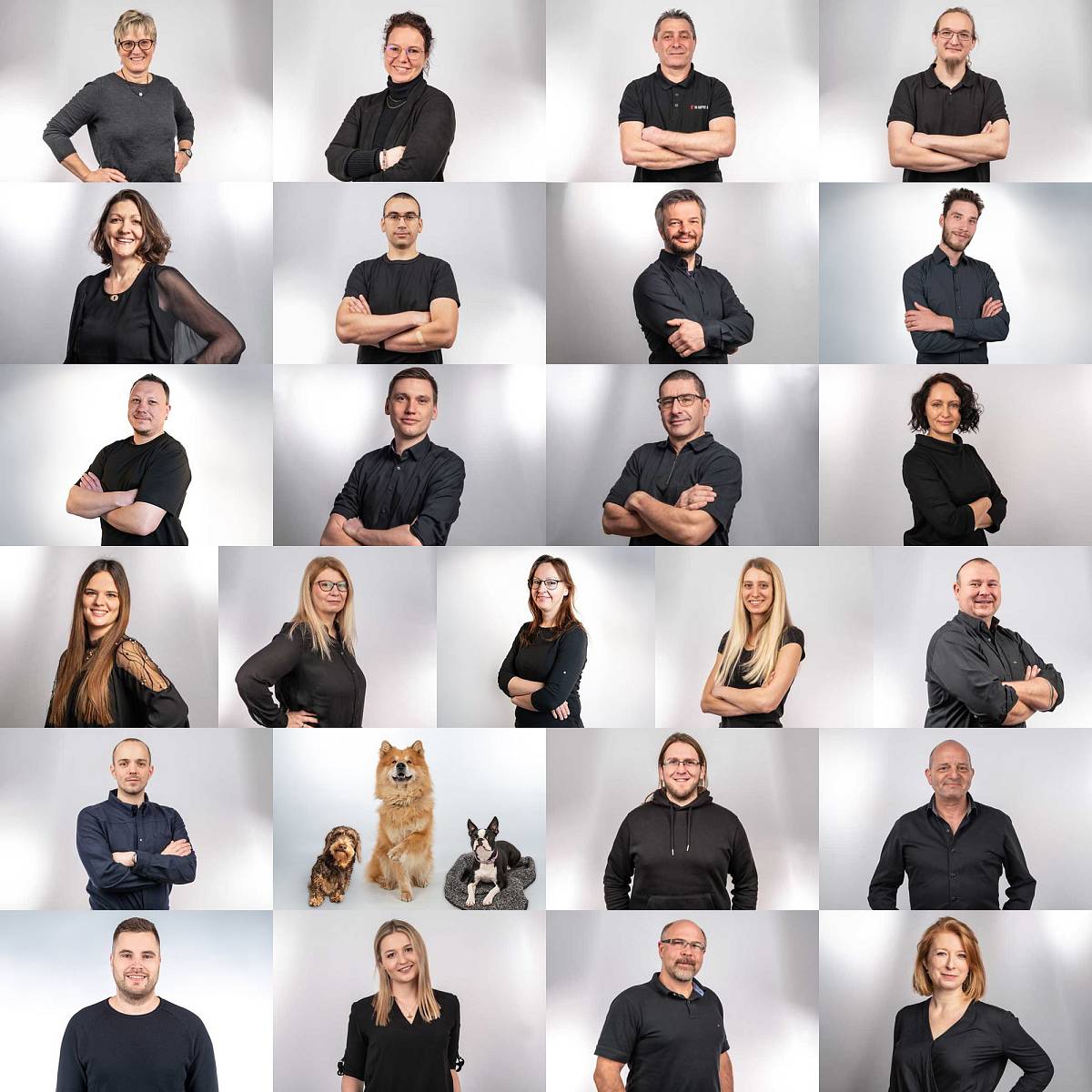 Collage vom Team von gabex engineers