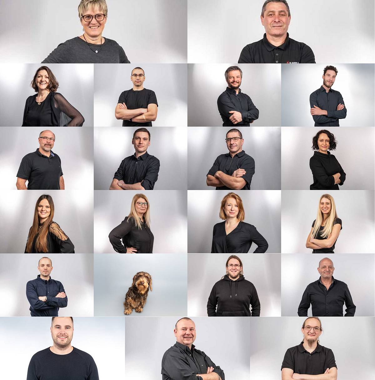 Collage vom Team von gabex engineers